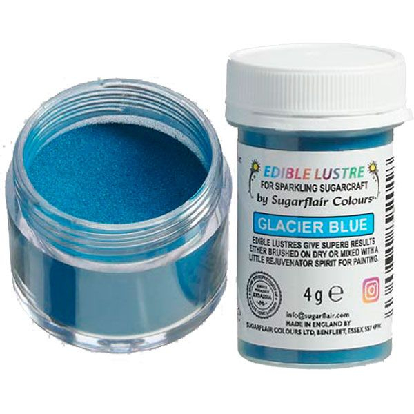 Edible Lustre - Glacier Blue - E171 Free